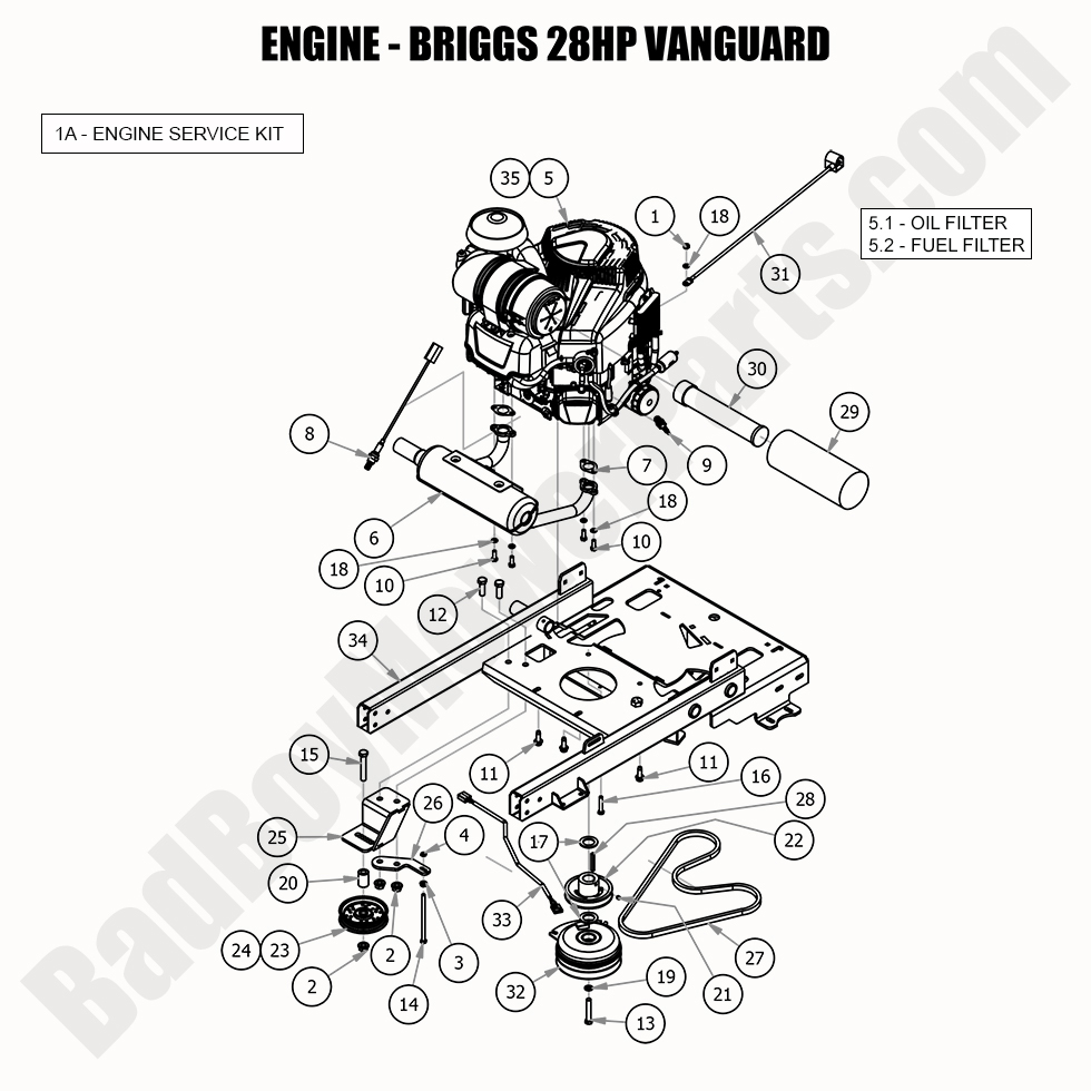 2020 Revolt Engine - Briggs Vanguard
